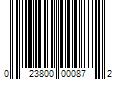 Barcode Image for UPC code 023800000872