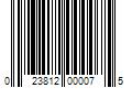 Barcode Image for UPC code 023812000075