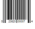 Barcode Image for UPC code 023820000074