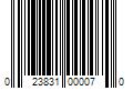 Barcode Image for UPC code 023831000070