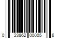 Barcode Image for UPC code 023862000056