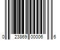 Barcode Image for UPC code 023869000066