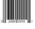 Barcode Image for UPC code 023880000021