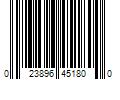 Barcode Image for UPC code 023896451800