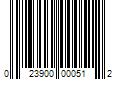 Barcode Image for UPC code 023900000512