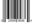 Barcode Image for UPC code 023906058364