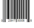 Barcode Image for UPC code 023917000055