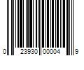 Barcode Image for UPC code 023930000049