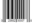 Barcode Image for UPC code 023932000078