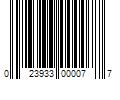 Barcode Image for UPC code 023933000077