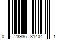 Barcode Image for UPC code 023936314041