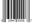 Barcode Image for UPC code 023947000087