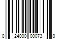 Barcode Image for UPC code 024000000730