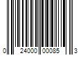 Barcode Image for UPC code 024000000853