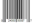 Barcode Image for UPC code 024000000877