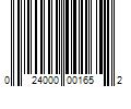 Barcode Image for UPC code 024000001652