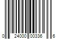 Barcode Image for UPC code 024000003366