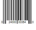 Barcode Image for UPC code 024000003540