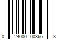 Barcode Image for UPC code 024000003663