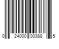 Barcode Image for UPC code 024000003885