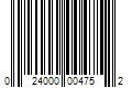 Barcode Image for UPC code 024000004752