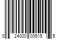 Barcode Image for UPC code 024000005155