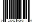 Barcode Image for UPC code 024000006015