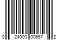 Barcode Image for UPC code 024000006572