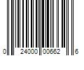 Barcode Image for UPC code 024000006626