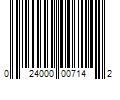 Barcode Image for UPC code 024000007142