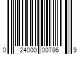 Barcode Image for UPC code 024000007869