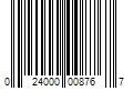 Barcode Image for UPC code 024000008767