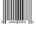 Barcode Image for UPC code 024000009788