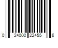 Barcode Image for UPC code 024000224556