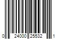 Barcode Image for UPC code 024000255321