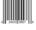 Barcode Image for UPC code 024000255376