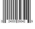 Barcode Image for UPC code 024000393429