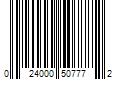 Barcode Image for UPC code 024000507772