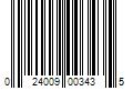 Barcode Image for UPC code 024009003435