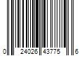 Barcode Image for UPC code 024026437756