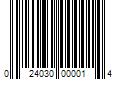 Barcode Image for UPC code 024030000014