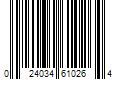 Barcode Image for UPC code 024034610264