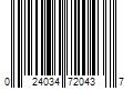 Barcode Image for UPC code 024034720437