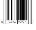 Barcode Image for UPC code 024052222777