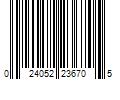 Barcode Image for UPC code 024052236705