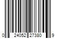 Barcode Image for UPC code 024052273809