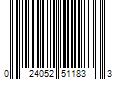 Barcode Image for UPC code 024052511833