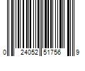 Barcode Image for UPC code 024052517569