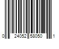 Barcode Image for UPC code 024052580501