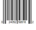 Barcode Image for UPC code 024052585162